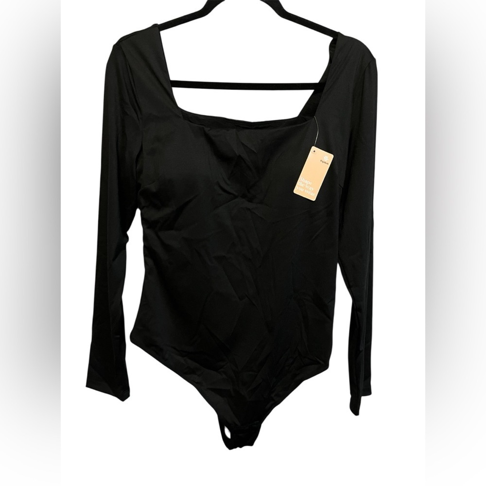 POPILUSH SQUARE NECK CONTOUR BODYSUIT - Picture 11 of 16